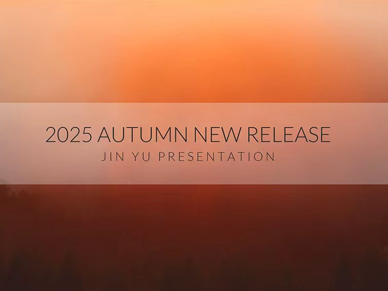 2025 AUTUMN NEW RELEASE